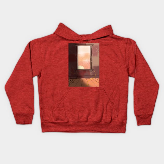 Sunset Kids Hoodie by Scratch